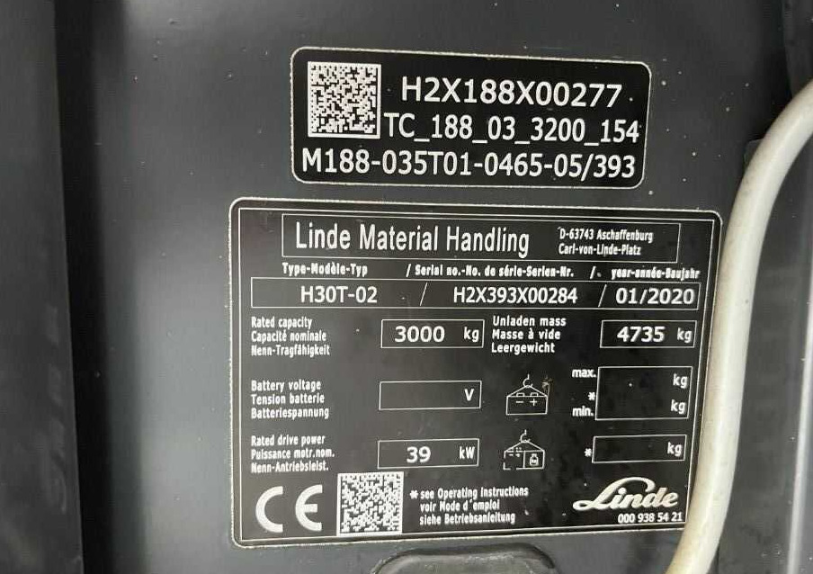 Linde H30T-02 - Gaasitõstuk: pilt 4 Linde H30T-02 - Gaasitõstuk: pilt 4