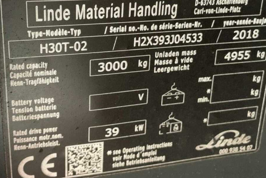 Linde H30T-02 - Gaasitõstuk: pilt 4 Linde H30T-02 - Gaasitõstuk: pilt 4