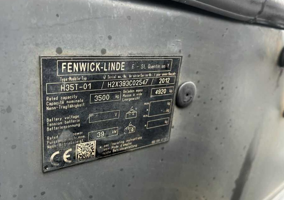 Linde H35T-01 - Gaasitõstuk: pilt 4 Linde H35T-01 - Gaasitõstuk: pilt 4