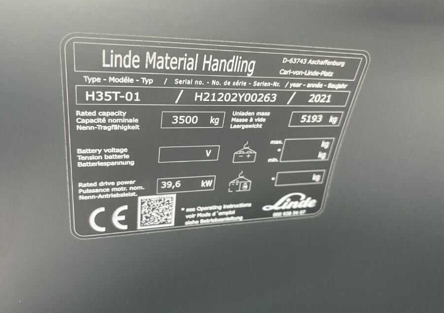 Linde H35T-01 - Gaasitõstuk: pilt 4 Linde H35T-01 - Gaasitõstuk: pilt 4