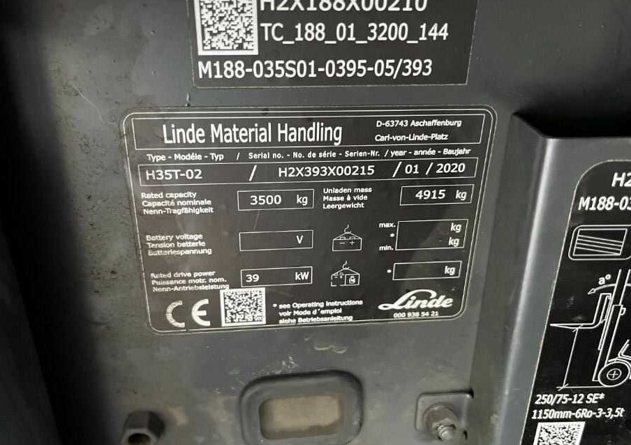 Linde H35T-02 - Gaasitõstuk: pilt 4 Linde H35T-02 - Gaasitõstuk: pilt 4