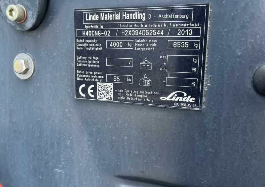Linde H40CNG-02 - Gaasitõstuk: pilt 4 Linde H40CNG-02 - Gaasitõstuk: pilt 4