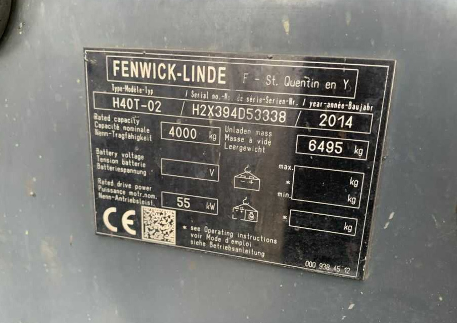 Linde H40T-02 - Gaasitõstuk: pilt 4 Linde H40T-02 - Gaasitõstuk: pilt 4