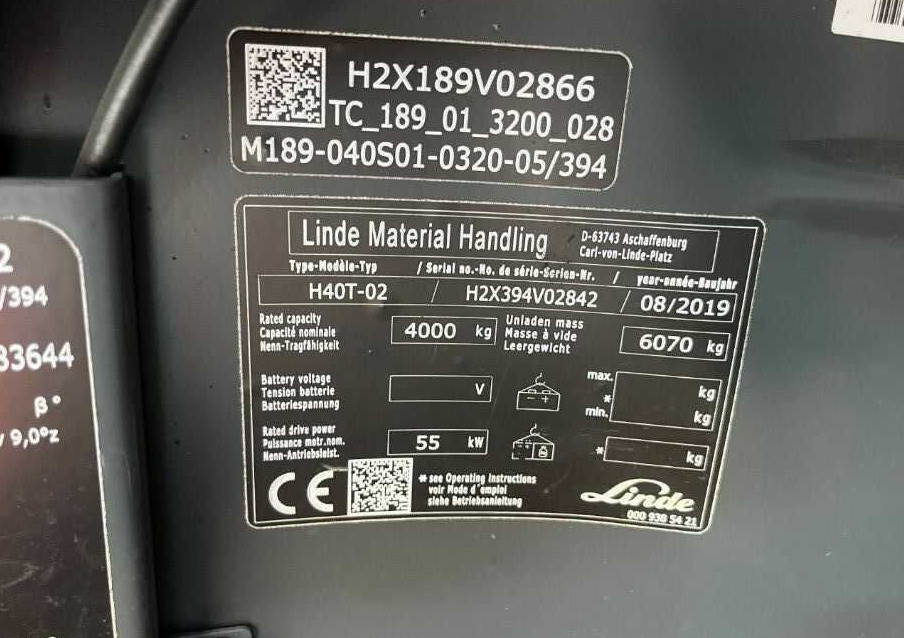 Linde H40T-02 - Gaasitõstuk: pilt 4 Linde H40T-02 - Gaasitõstuk: pilt 4
