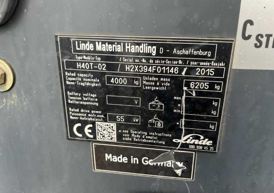 Linde H40T-02 - Gaasitõstuk: pilt 4 Linde H40T-02 - Gaasitõstuk: pilt 4