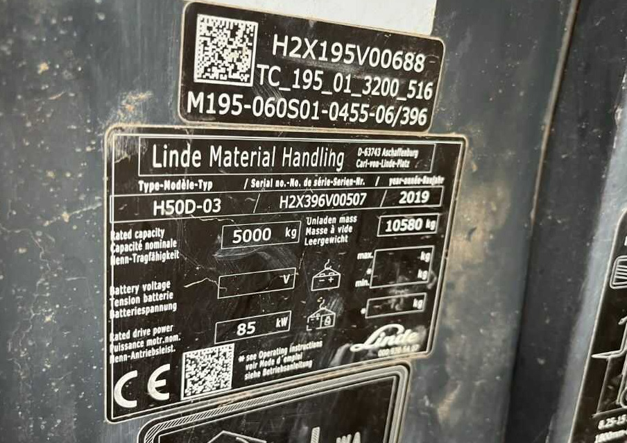 Linde H50D-03 - Diiseltõstuk: pilt 5 Linde H50D-03 - Diiseltõstuk: pilt 5