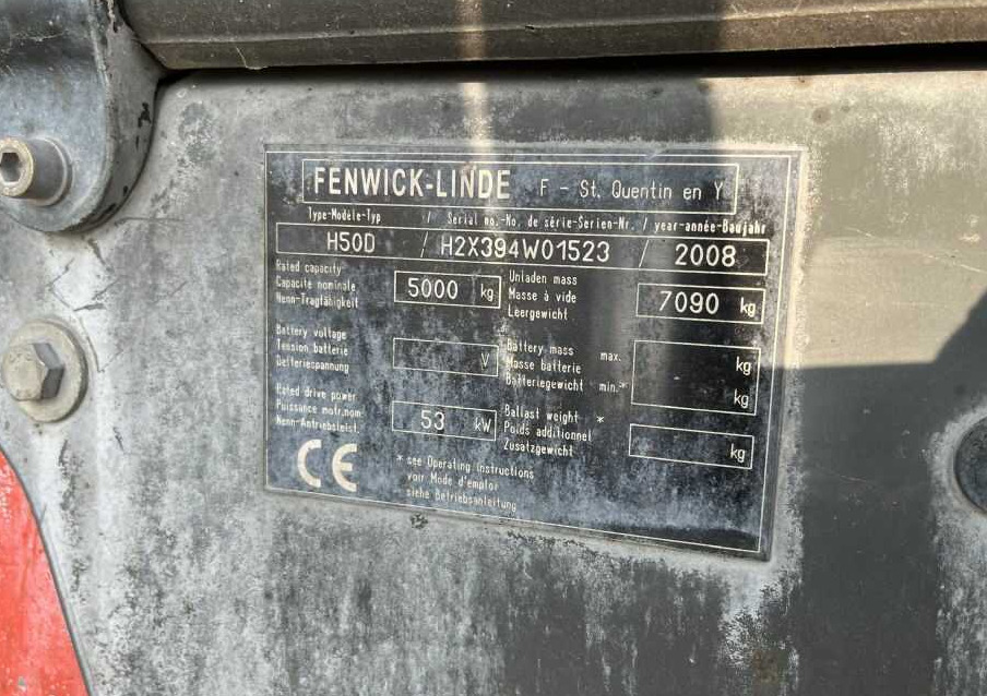 Linde H50D - Diiseltõstuk: pilt 4 Linde H50D - Diiseltõstuk: pilt 4