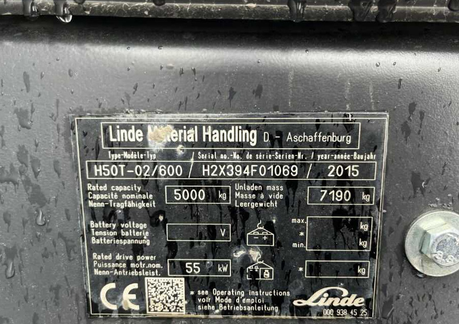 Linde H50T-02/600 - Gaasitõstuk: pilt 2 Linde H50T-02/600 - Gaasitõstuk: pilt 2