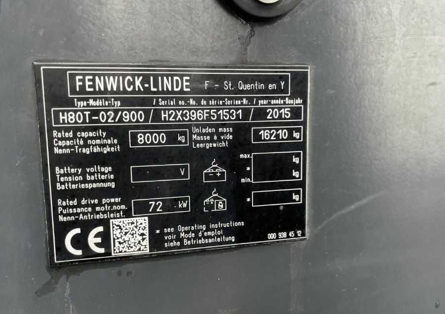 Linde H80T-02/900 - Gaasitõstuk: pilt 4 Linde H80T-02/900 - Gaasitõstuk: pilt 4