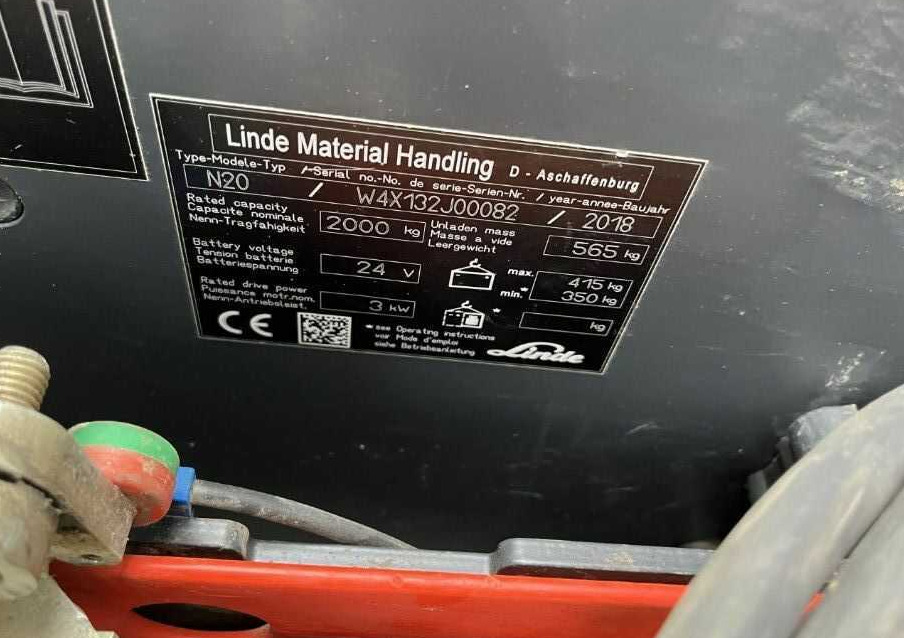 Linde N20 - Tellimusekoostur: pilt 4 Linde N20 - Tellimusekoostur: pilt 4
