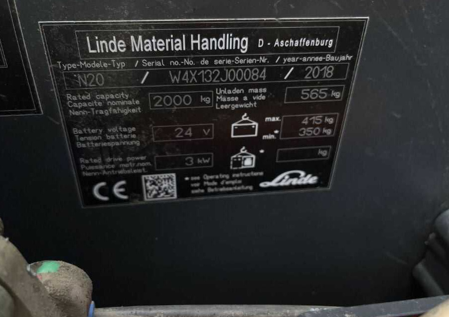 Linde N20 - Tellimusekoostur: pilt 4 Linde N20 - Tellimusekoostur: pilt 4