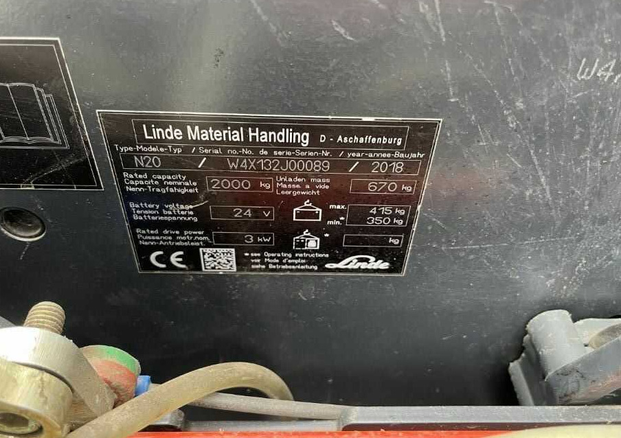 Linde N20 - Tellimusekoostur: pilt 4 Linde N20 - Tellimusekoostur: pilt 4