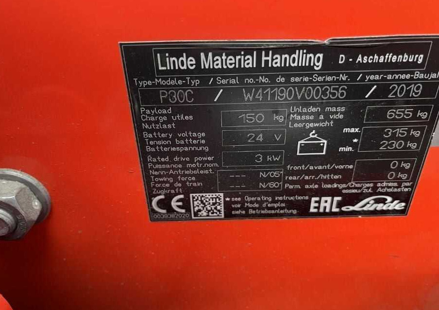 Linde P30C - Puksiirtraktor: pilt 5 Linde P30C - Puksiirtraktor: pilt 5