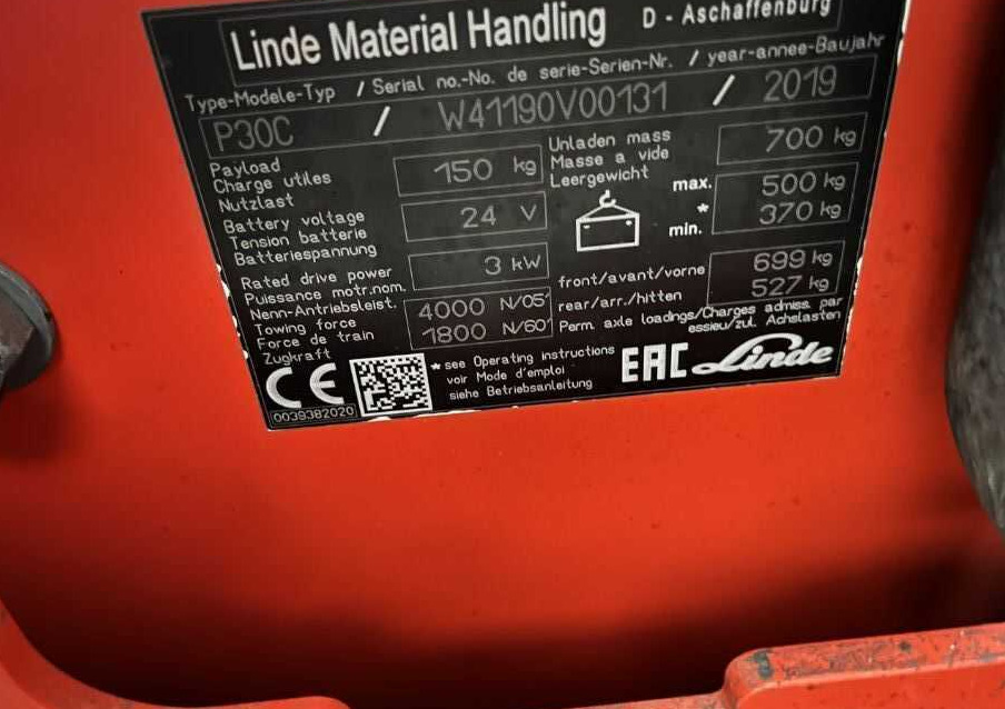 Linde P30C - Puksiirtraktor: pilt 2 Linde P30C - Puksiirtraktor: pilt 2