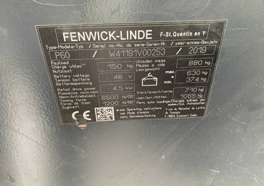 Linde P60 - Puksiirtraktor: pilt 5 Linde P60 - Puksiirtraktor: pilt 5