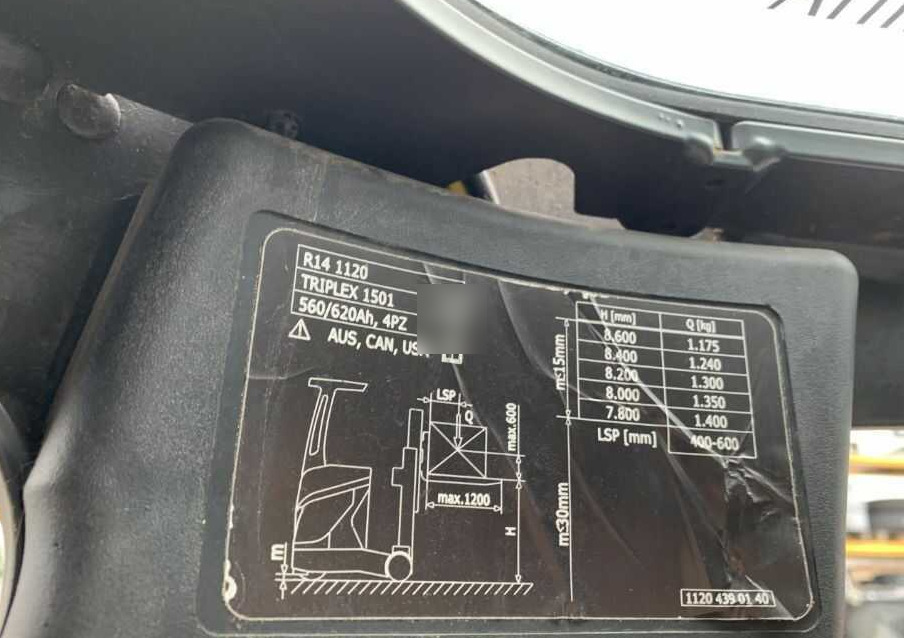 Lükandmastiga tõstuk Linde R14-01: pilt 6