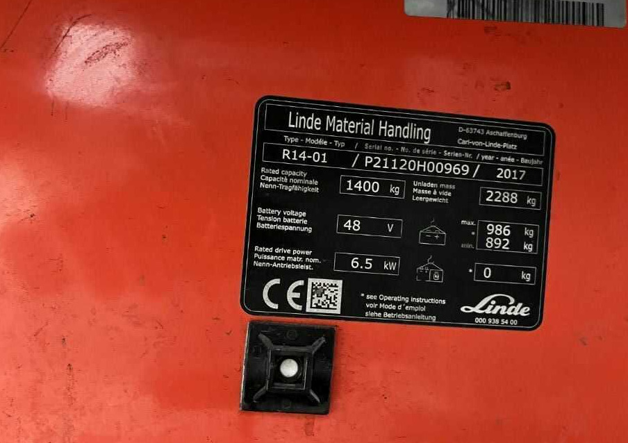 Linde R14-01 - Lükandmastiga tõstuk: pilt 4 Linde R14-01 - Lükandmastiga tõstuk: pilt 4