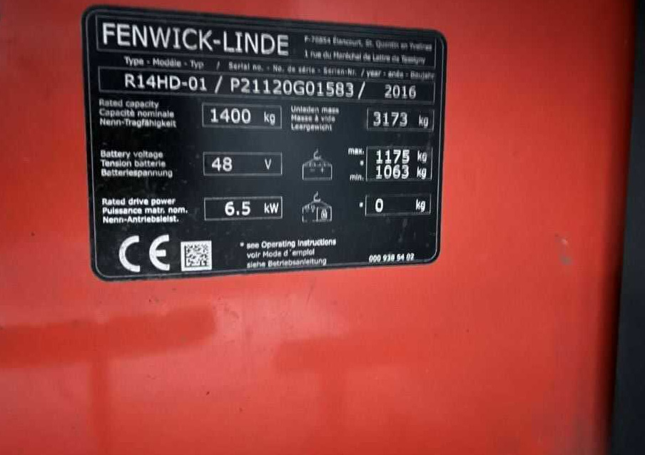 Linde R14HD-01 - Virnastaja: pilt 5 Linde R14HD-01 - Virnastaja: pilt 5