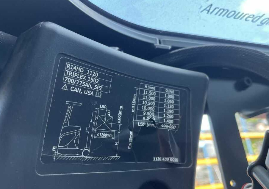 Linde R14HD-01 - Lükandmastiga tõstuk: pilt 5 Linde R14HD-01 - Lükandmastiga tõstuk: pilt 5