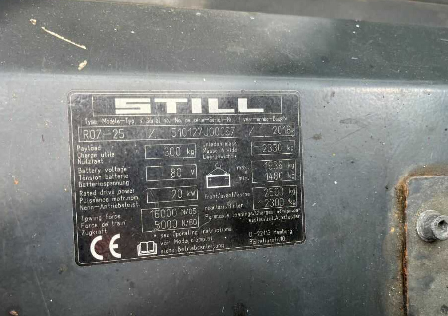 Still R07-25 - Puksiirtraktor: pilt 4 Still R07-25 - Puksiirtraktor: pilt 4