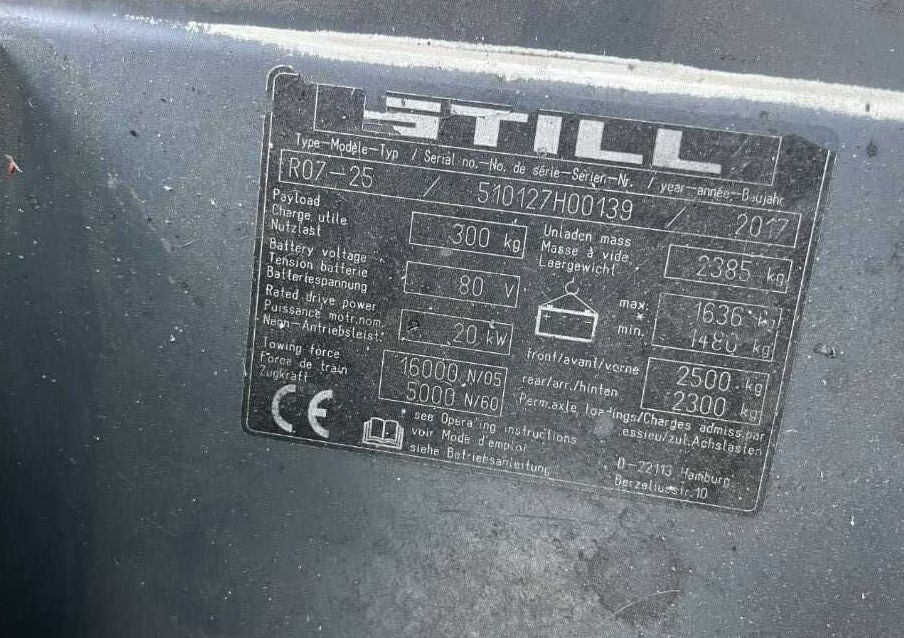 Still R07-25 - Puksiirtraktor: pilt 4 Still R07-25 - Puksiirtraktor: pilt 4