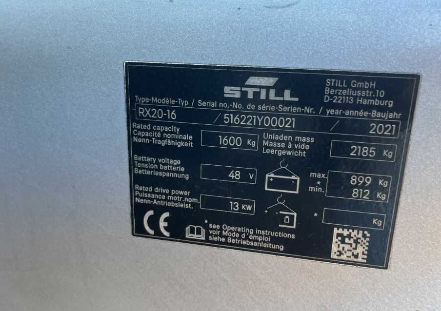 Still RX20-16 - Elektritõstuk: pilt 4 Still RX20-16 - Elektritõstuk: pilt 4