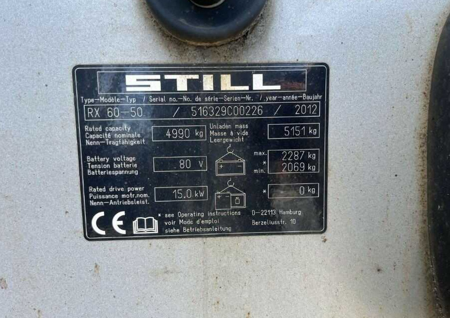 Still RX60-50 - Elektritõstuk: pilt 4 Still RX60-50 - Elektritõstuk: pilt 4