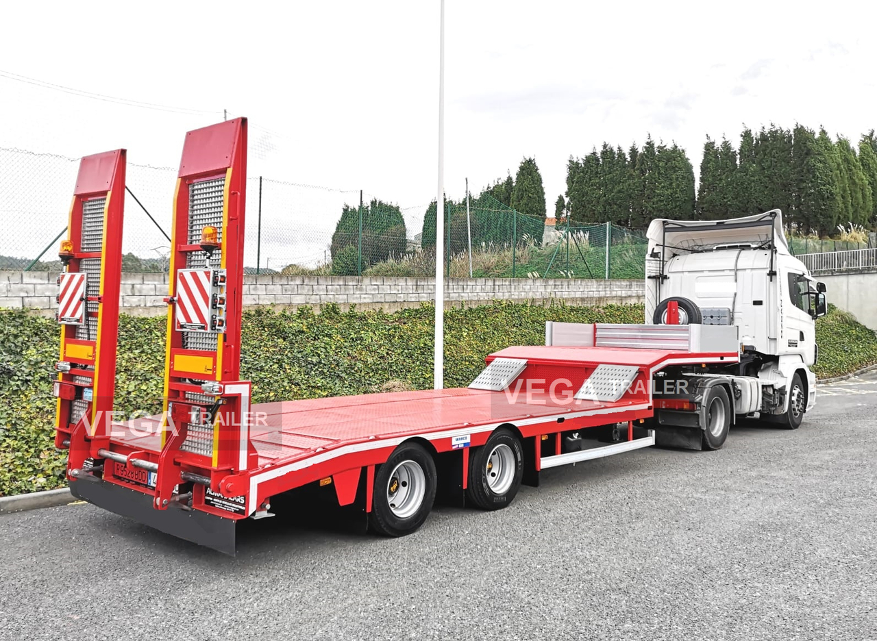 Madal platvormpoolhaagis transporditavad ained rasketehnika 2 Axle Lowloader: pilt 8