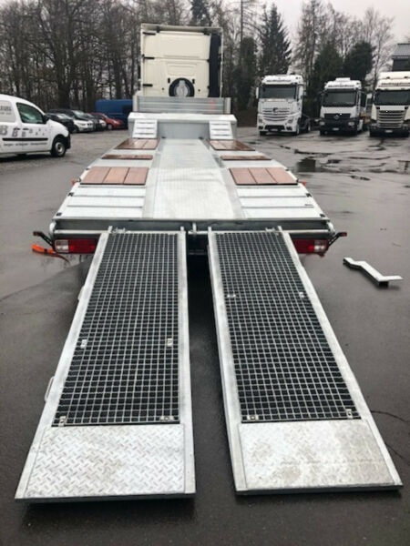 Madal platvormpoolhaagis transporditavad ained rasketehnika 2 Axle Lowloader: pilt 6