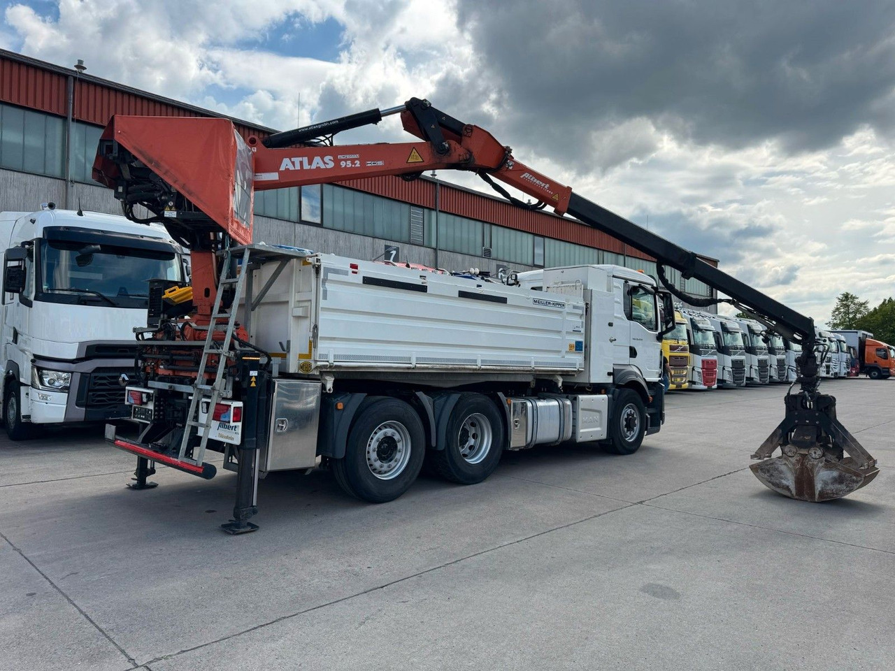MAN TGS 26.470*ATLAS*MEILLER-KIPPER*HYDRO-DR*SPECIAL - Kallurauto, Kraanaga veoauto: pilt 4 MAN TGS 26.470*ATLAS*MEILLER-KIPPER*HYDRO-DR*SPECIAL - Kallurauto, Kraanaga veoauto: pilt 4