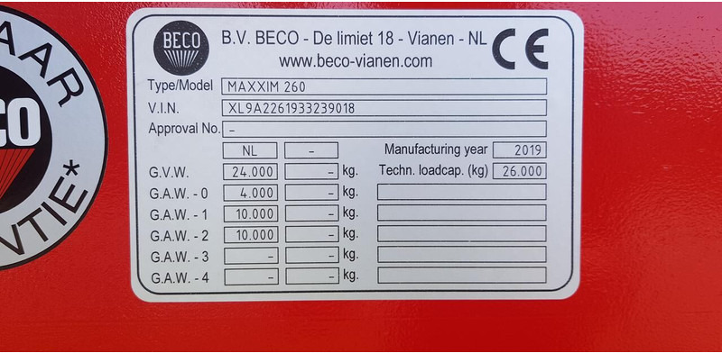 Beco maxxim 260 - Haagis: pilt 2 Beco maxxim 260 - Haagis: pilt 2
