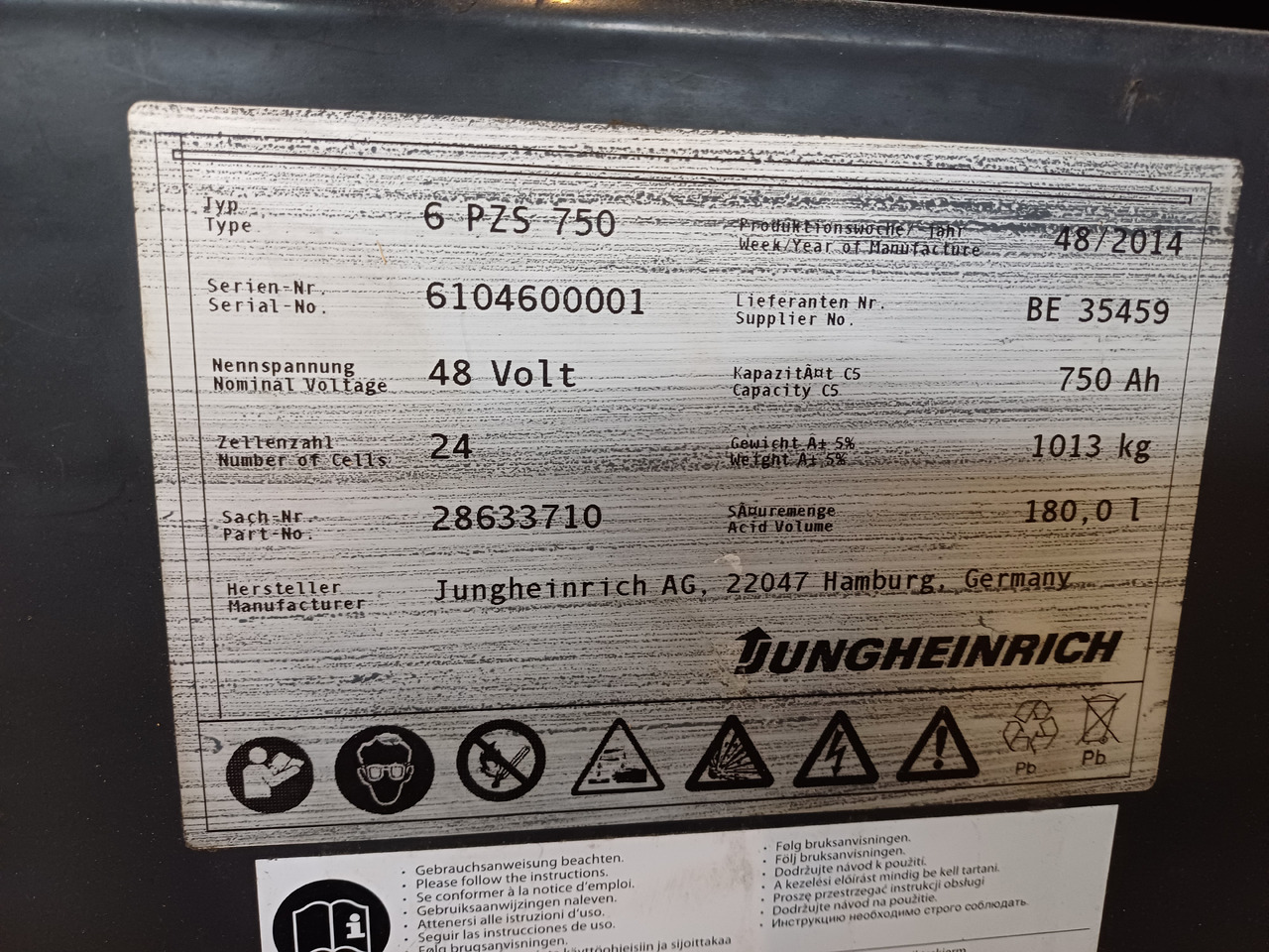 Elektritõstuk Jungheinrich EFG216: pilt 10