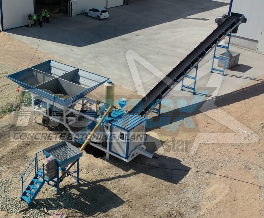 PROMAX MOBILE CONCRETE PLANT M35-PLNT (35M3/H) - Betoonitehas: pilt 4 PROMAX MOBILE CONCRETE PLANT M35-PLNT (35M3/H) - Betoonitehas: pilt 4