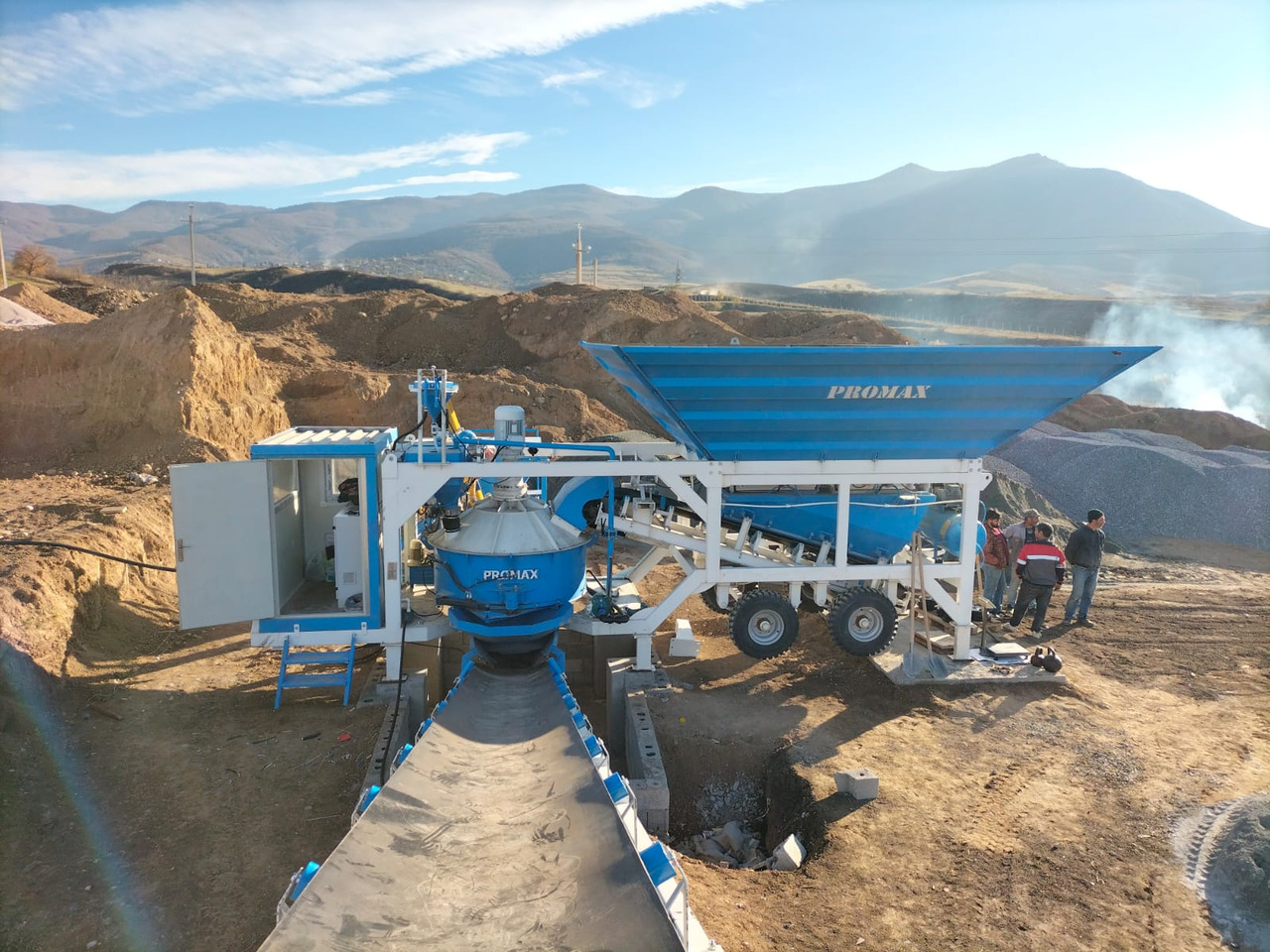 PROMAX MOBILE CONCRETE PLANT M35-PLNT (35M3/H) - Betoonitehas: pilt 3 PROMAX MOBILE CONCRETE PLANT M35-PLNT (35M3/H) - Betoonitehas: pilt 3