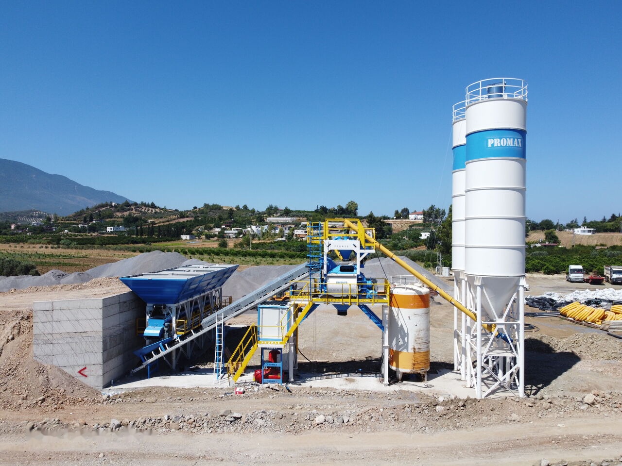 Promax Compact Concrete Batching Plant C100-TWN-LINE (100m3/h) - Betoonitehas: pilt 2 Promax Compact Concrete Batching Plant C100-TWN-LINE (100m3/h) - Betoonitehas: pilt 2