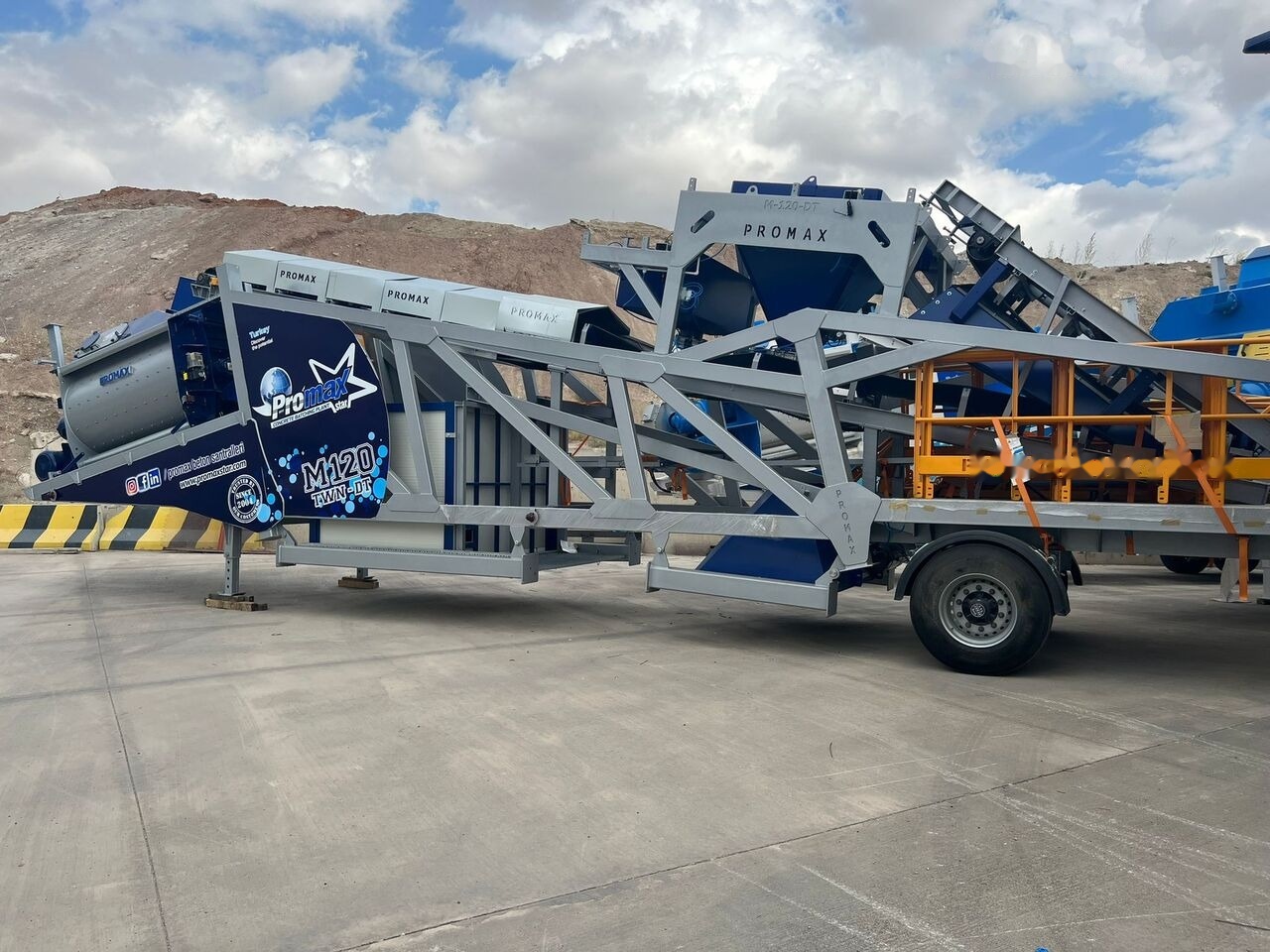 Promax Mobile Concrete Batching Plant PROMAX M120-TWN DT (120m³/h) - Betoonitehas: pilt 4 Promax Mobile Concrete Batching Plant PROMAX M120-TWN DT (120m³/h) - Betoonitehas: pilt 4