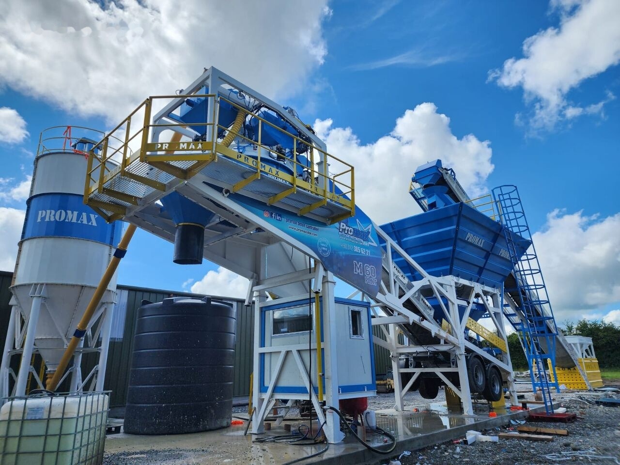 Promax Mobile Concrete Batching Plant PROMAX M60-PLNT (60m³/h) - Tsemendisilo: pilt 4 Promax Mobile Concrete Batching Plant PROMAX M60-PLNT (60m³/h) - Tsemendisilo: pilt 4