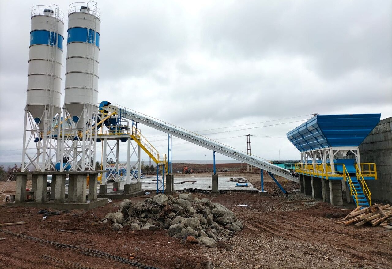 Promax Stationary Concrete Batching Plant with Double Planetary Mixer - Betoonitehas: pilt 3 Promax Stationary Concrete Batching Plant with Double Planetary Mixer - Betoonitehas: pilt 3
