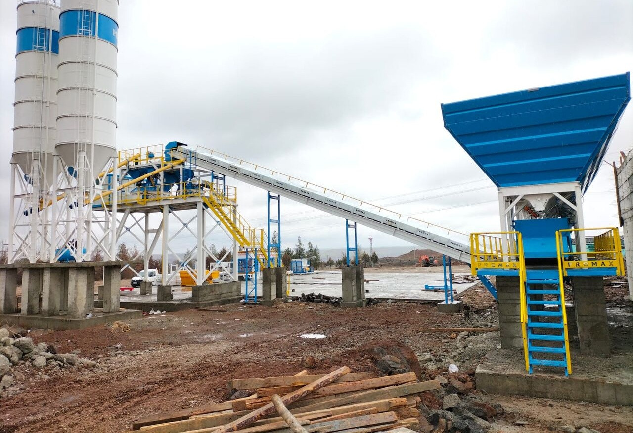 Promax Stationary Concrete Batching Plant with Double Planetary Mixer - Betoonitehas: pilt 2 Promax Stationary Concrete Batching Plant with Double Planetary Mixer - Betoonitehas: pilt 2