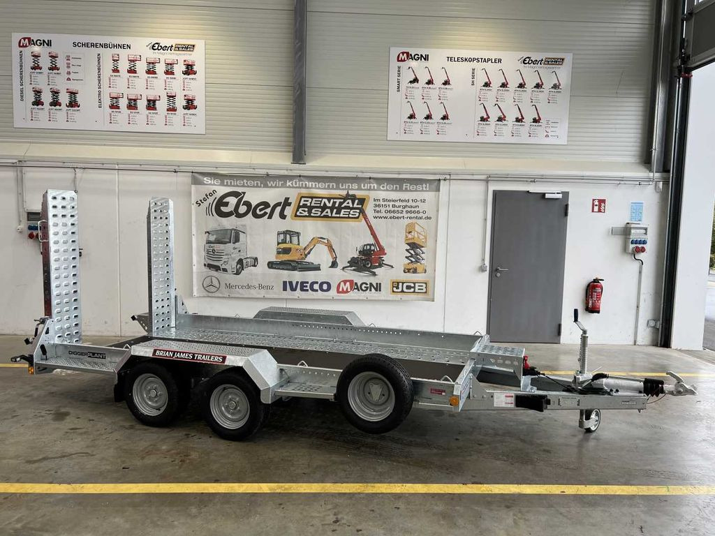 Brian James Cargo Digger Plant 2 / Länge 3.700mm / 3.500kg - Madal platvorm järelhaagis: pilt 1 Brian James Cargo Digger Plant 2 / Länge 3.700mm / 3.500kg - Madal platvorm järelhaagis: pilt 1