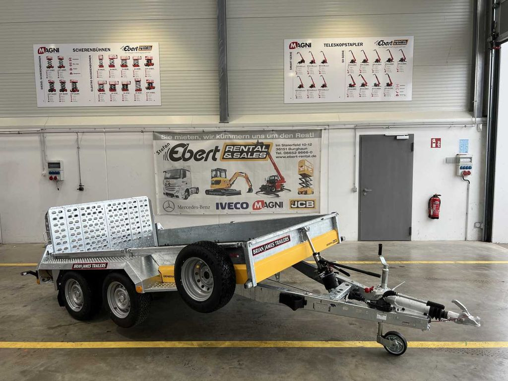 Brian James General Plant / kippbar / Länge: 3.1m / 3.500kg - Madal platvorm järelhaagis: pilt 1 Brian James General Plant / kippbar / Länge: 3.1m / 3.500kg - Madal platvorm järelhaagis: pilt 1