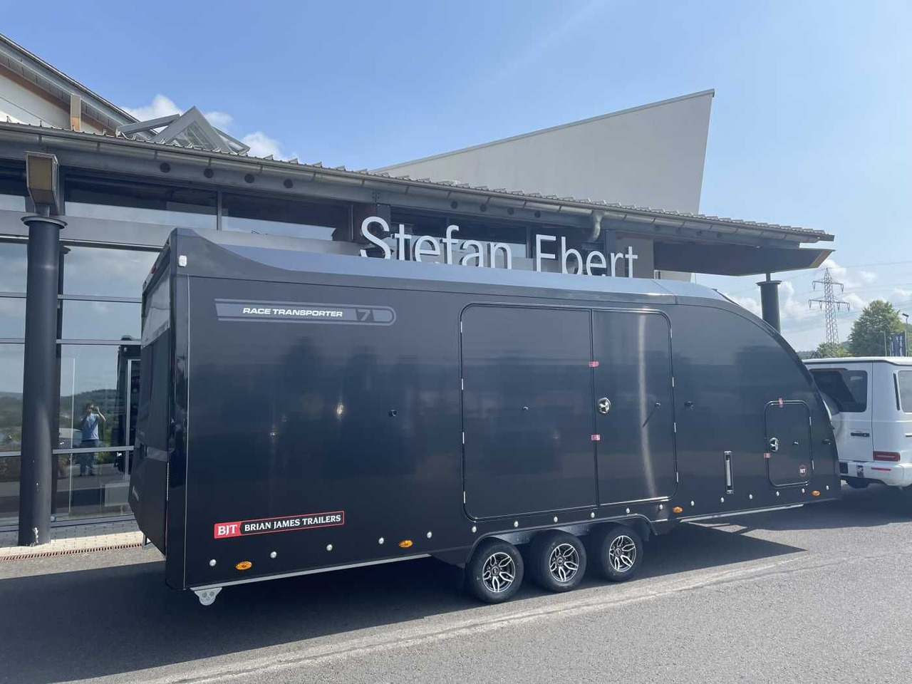Brian James Race Transporter 7 / 6,16 m 3.500 kg - Treiler järelhaagis: pilt 1 Brian James Race Transporter 7 / 6,16 m 3.500 kg - Treiler järelhaagis: pilt 1