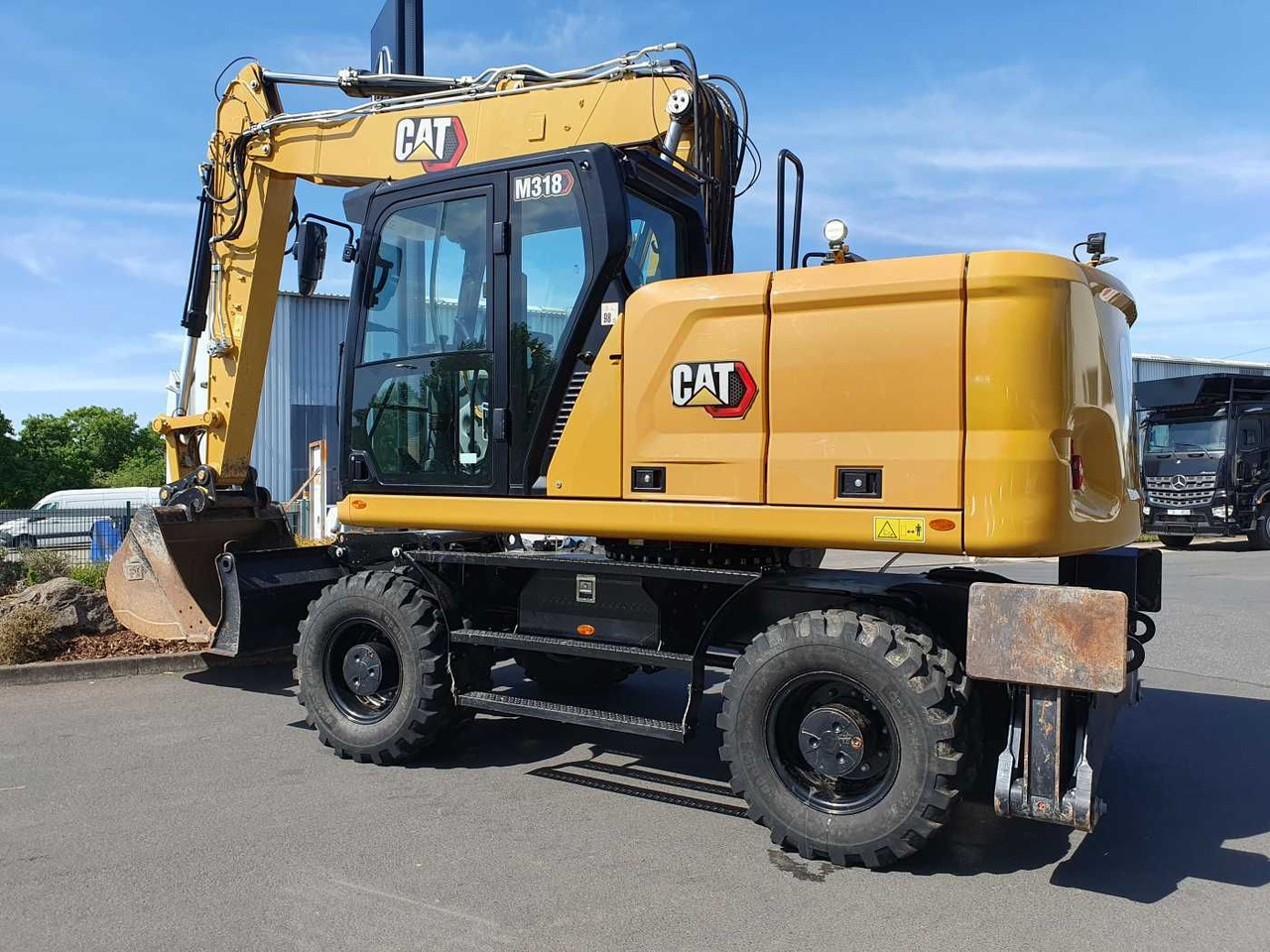 CAT M318 / 2022 / nur 286h! / Tieflöffel / Pratzen - Ratastel ekskavaator: pilt 3 CAT M318 / 2022 / nur 286h! / Tieflöffel / Pratzen - Ratastel ekskavaator: pilt 3