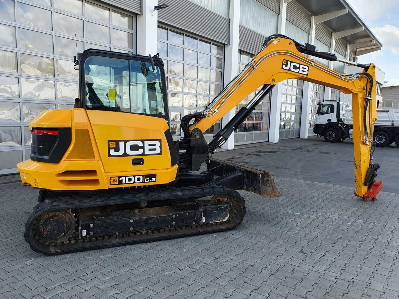 JCB 100C-2 / nur 471h! / 2022 / Lehnhoff HS08 - Lintekskavaator: pilt 2 JCB 100C-2 / nur 471h! / 2022 / Lehnhoff HS08 - Lintekskavaator: pilt 2
