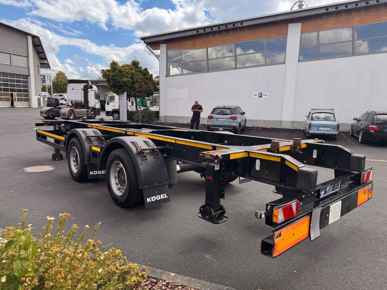 Kögel ZW 18 Lafette SAF Achsen 15.910kg Nutzlast - Konteinerveduk/ Tõstuk järelhaagis: pilt 5 Kögel ZW 18 Lafette SAF Achsen 15.910kg Nutzlast - Konteinerveduk/ Tõstuk järelhaagis: pilt 5