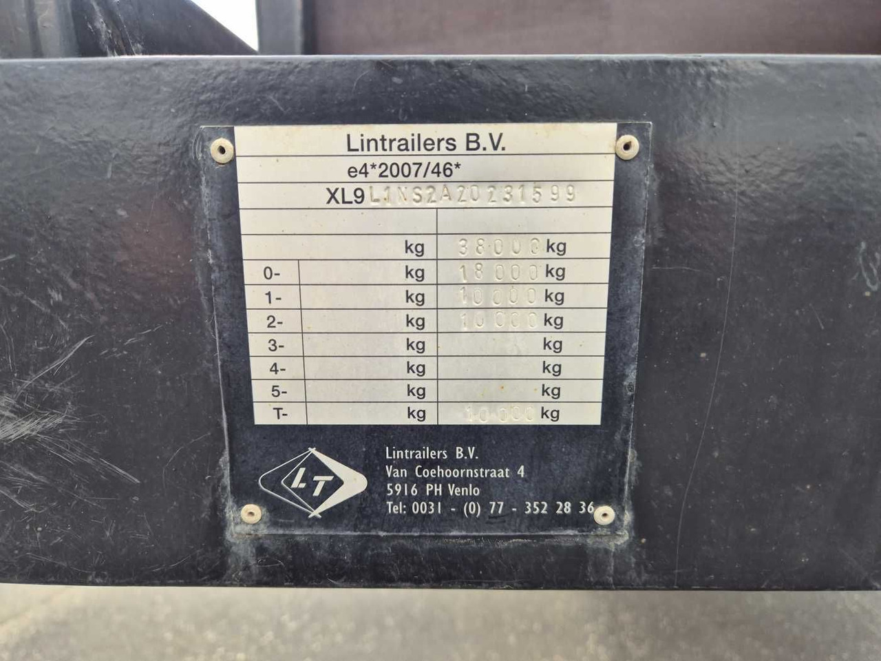 Madal platvormpoolhaagis LinTrailers S2A 14 LSDN Teleskopierbar BPW-Achsen 57.000km: pilt 15