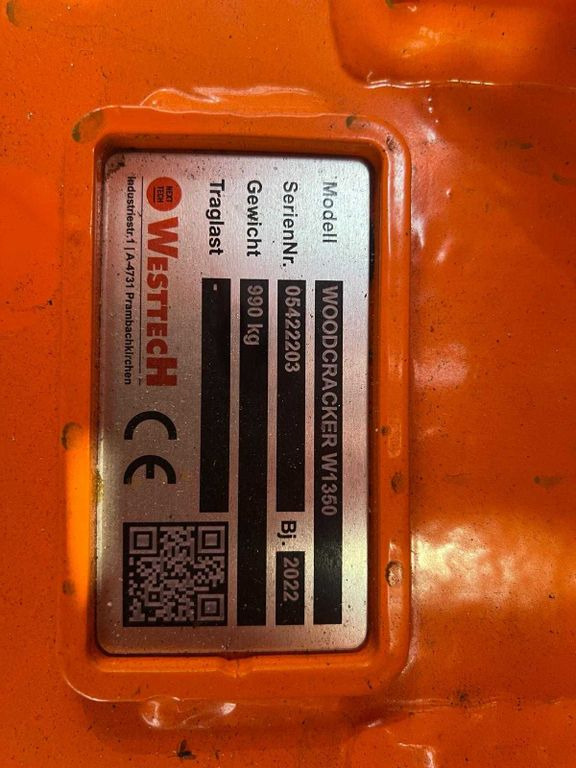 Lisaseade - Metsandusseadmed Westtech Woodcracker W1350 Spaltzange DEMO Roto: pilt 10