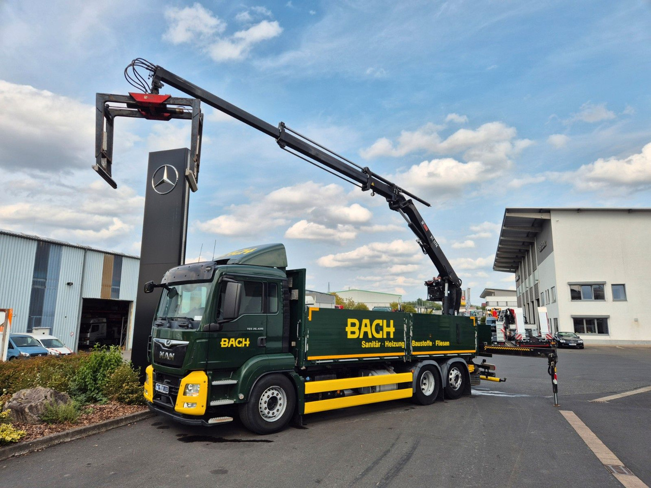 MAN TGS 26.420 6x2-4 LL Hiab 177K PRO 2 Stück - Madelveok/ Platvormveok, Kraanaga veoauto: pilt 1 MAN TGS 26.420 6x2-4 LL Hiab 177K PRO 2 Stück - Madelveok/ Platvormveok, Kraanaga veoauto: pilt 1