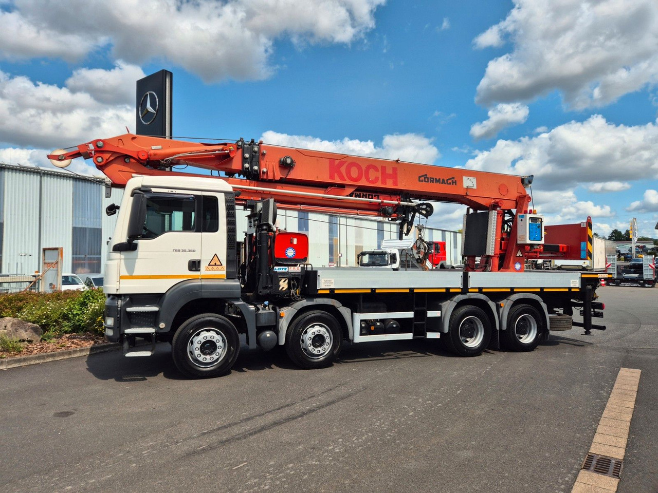 MAN TGS 35.360 8x4 BB Gormach 91000 TECH Funk - Kraanaga veoauto: pilt 4 MAN TGS 35.360 8x4 BB Gormach 91000 TECH Funk - Kraanaga veoauto: pilt 4