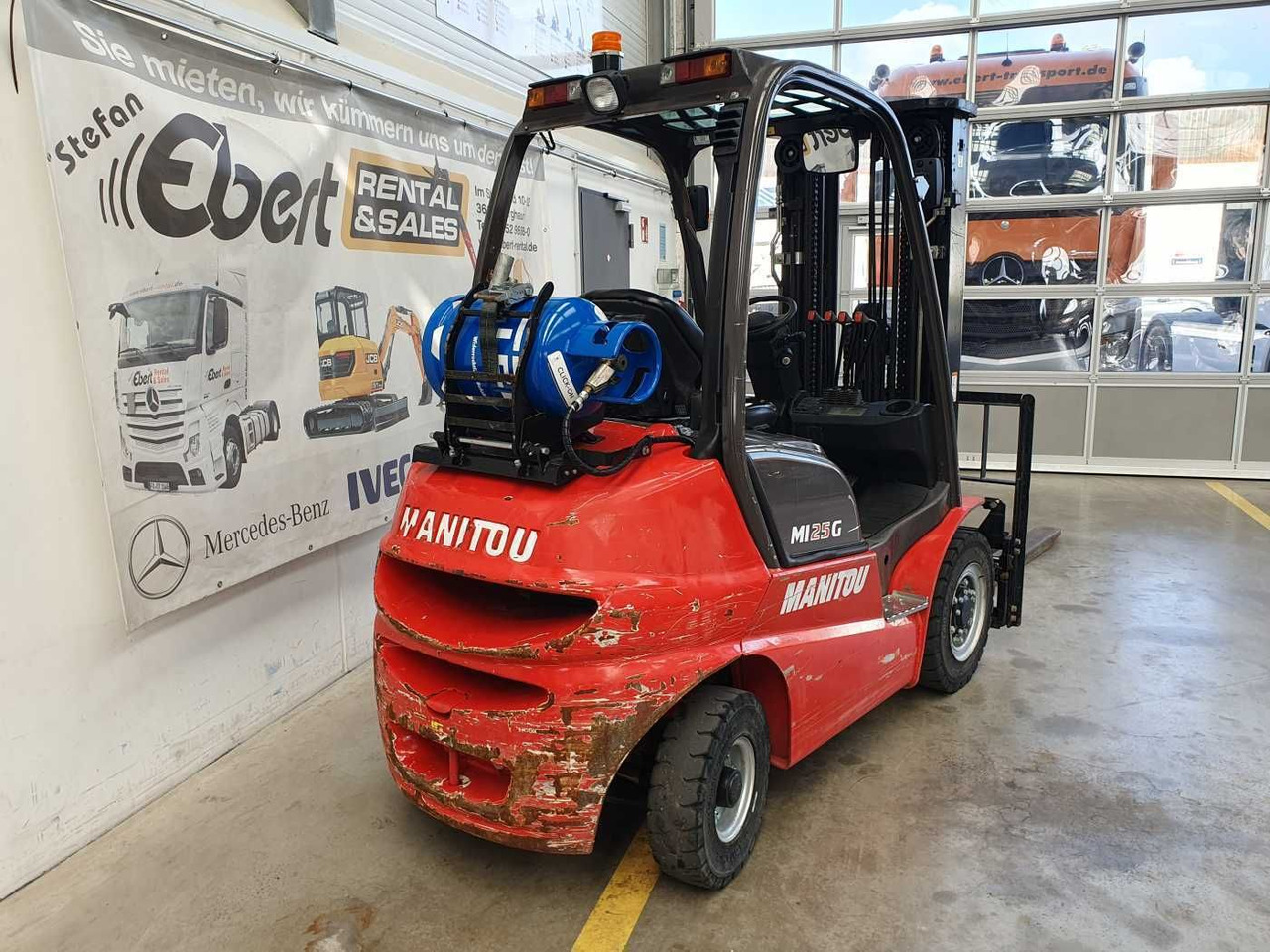 Gaasitõstuk Manitou MI 25 G / Triplex: 4.70m / nur 1.976h! / SS: pilt 9